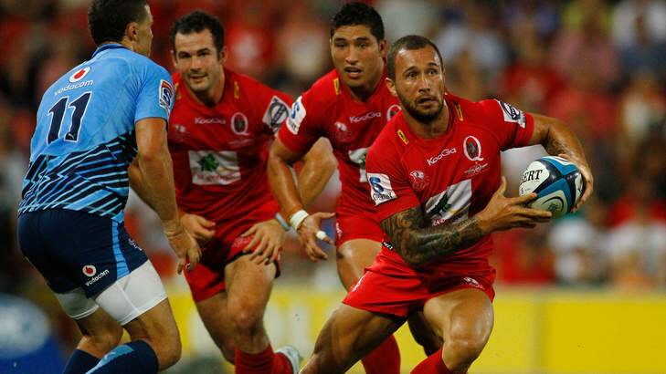 Quade Cooper in action for the Queensland Reds. Photo: Jonathan Wood/Getty Images