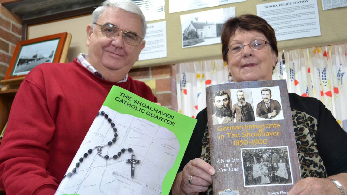 PAST MASTERS: Authors Bill Hancock and Robyn Florance will launch local history books at the Shoalhaven Family, Local and Cultural History Fair.
