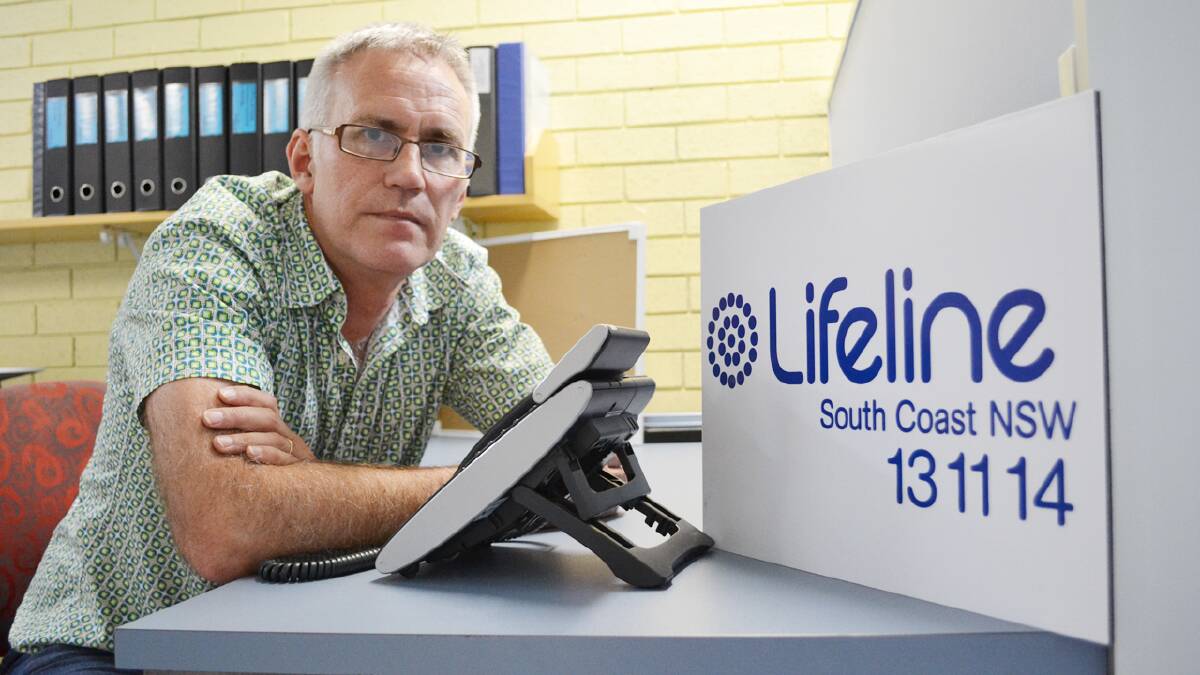 MILESTONE: Executive director of Lifeline South Coast, Grahame Gould says the organisation provides vital services.