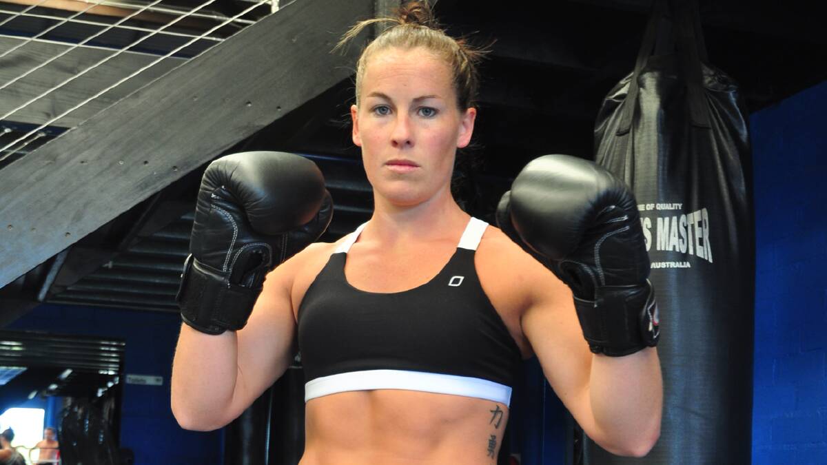 FIGHT READY: Undefeated Leanne “The Enforcer” Coombes is ready to fight in Total Havoc 6.