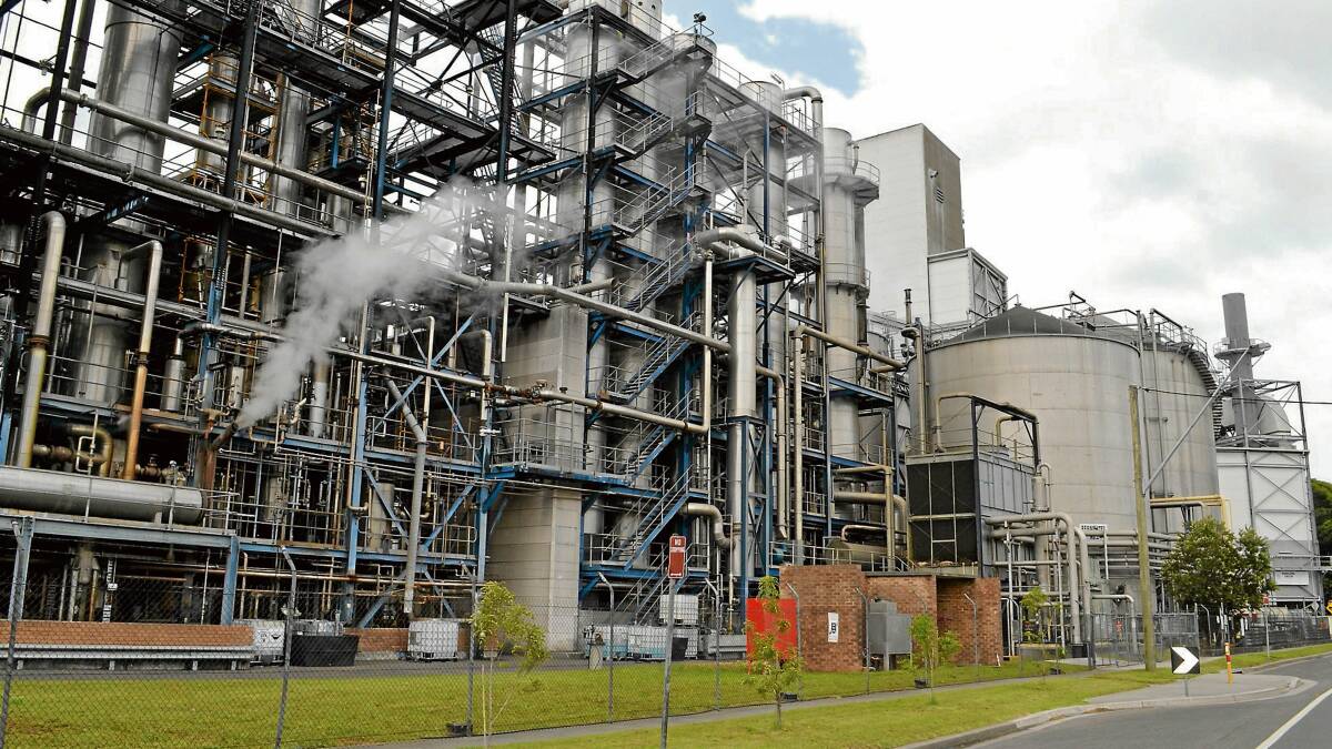 PRODUCER: The Manildra ethanol plant at Bomaderry employs 300 people with help from generous subsidies.