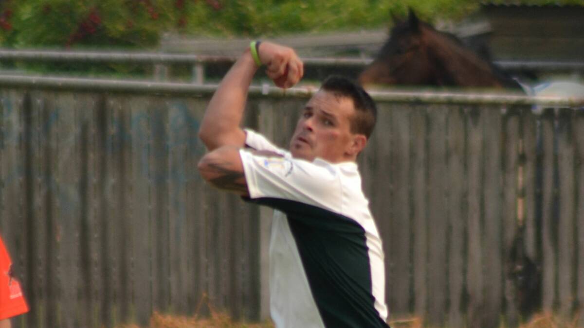 TOUGH TIME: Nowra’s Aaron Nunn did well for 1/34 against the onslaught brought on by Berry-