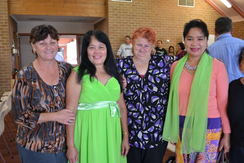 COMMUNITY: Award recipients Maria Firkin from Nowra East and June Hendry from Nowra with nominator Lyne French from Bomaderry and Award recipient Jan Fryken from Nowra at the 2014 Shoalhaven International Women’s Day Awards held at Nowra Showground on Saturday.