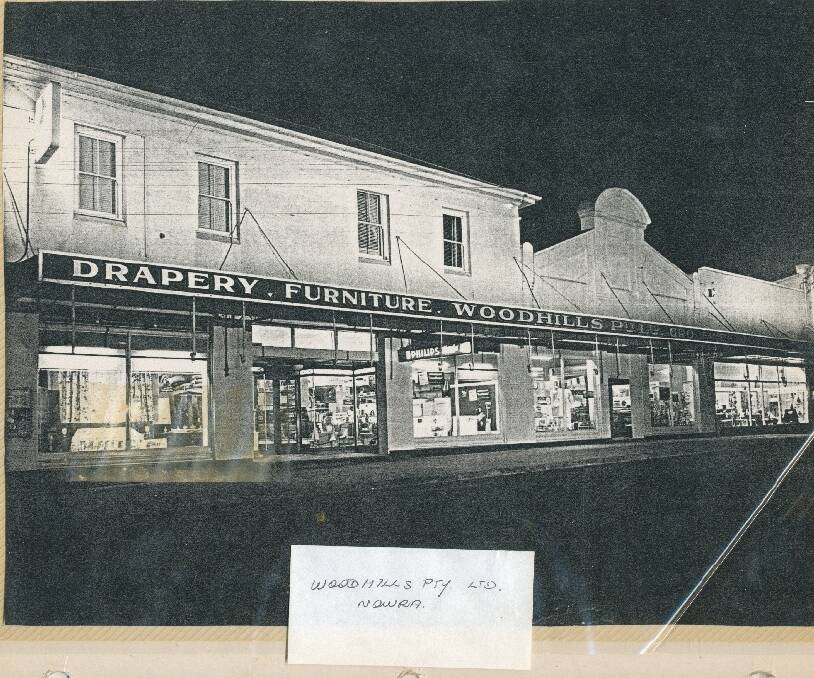 These old pictures from the 1960s of iconic Nowra department store Woodhills were shown to the South Coast Register by Les and Catherine Bryant of Nowra.