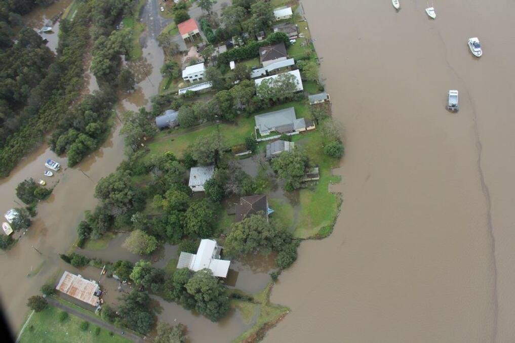 Max Cochrane and Sally McConachy's photo of the Shoalhaven River at Shoalhaven Heads.