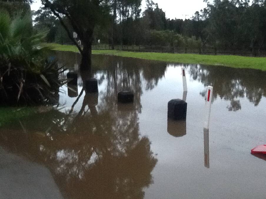 Julia Guy's photo of the water around her house.