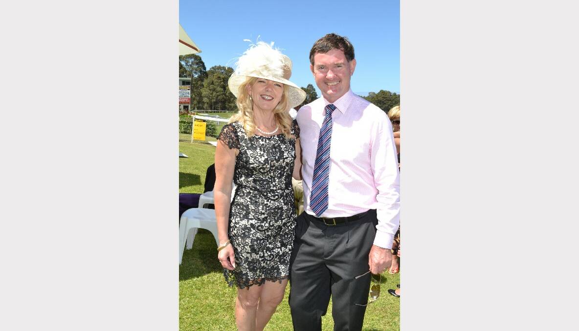 Joanne and Brien Muller got into the spirit of Melbourne Cup day at the Shoalhaven City Turf Club.