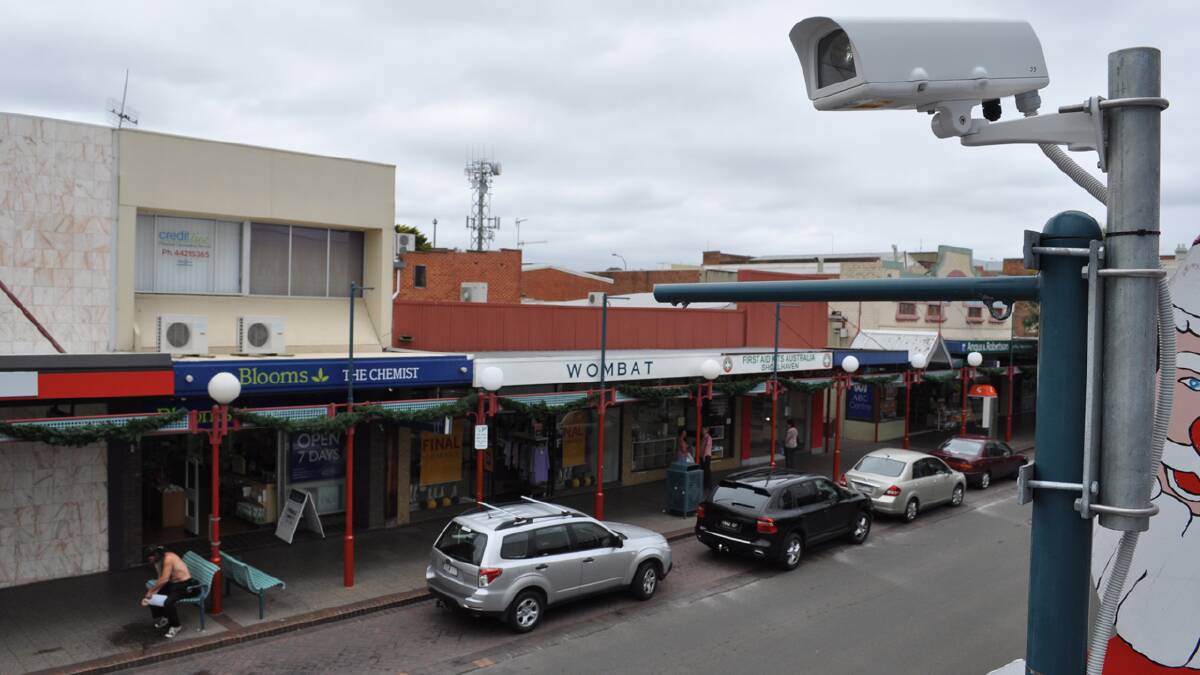 WATCHING THE COSTS: Council’s CCTV cameras have cost just over $100,000 to operate over the past five years.