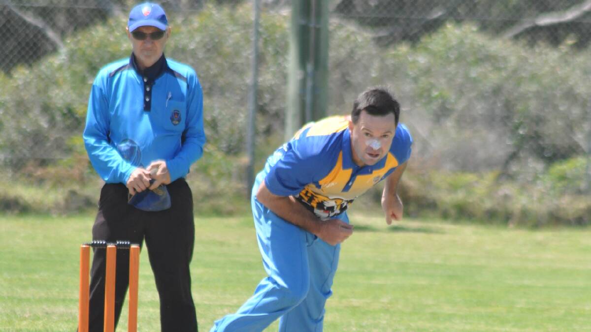 FIVE ALIVE: Bomaderry’s Ben Lynch on his way to 5/20 against Bay and Basin.