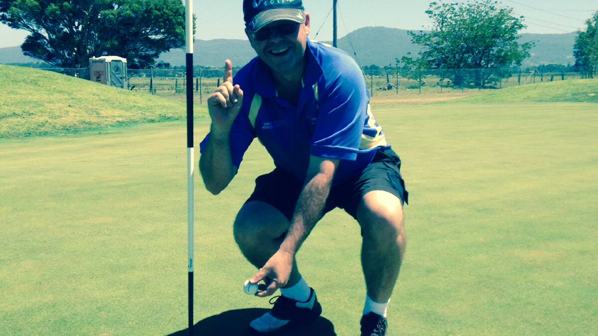 ACE PLAYER: Avan Warby from Mollymook recorded a hole in one on the 14th during his first game at Worrigee Links professional competition on Thursday.