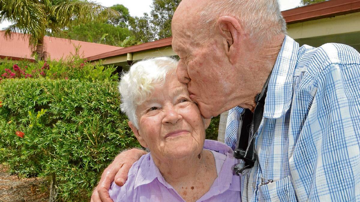 CUTE COUPLE: Joe and Jean Davidson celebrate their 72nd Valentine’s together.