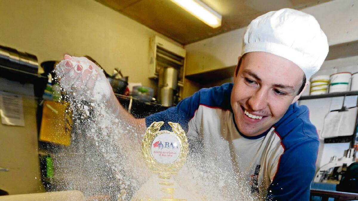 RISING STAR: John Reminis jnrhas won NSW Baking Apprentice of the Year and has been nominated to represent the state in an Australasian competition.