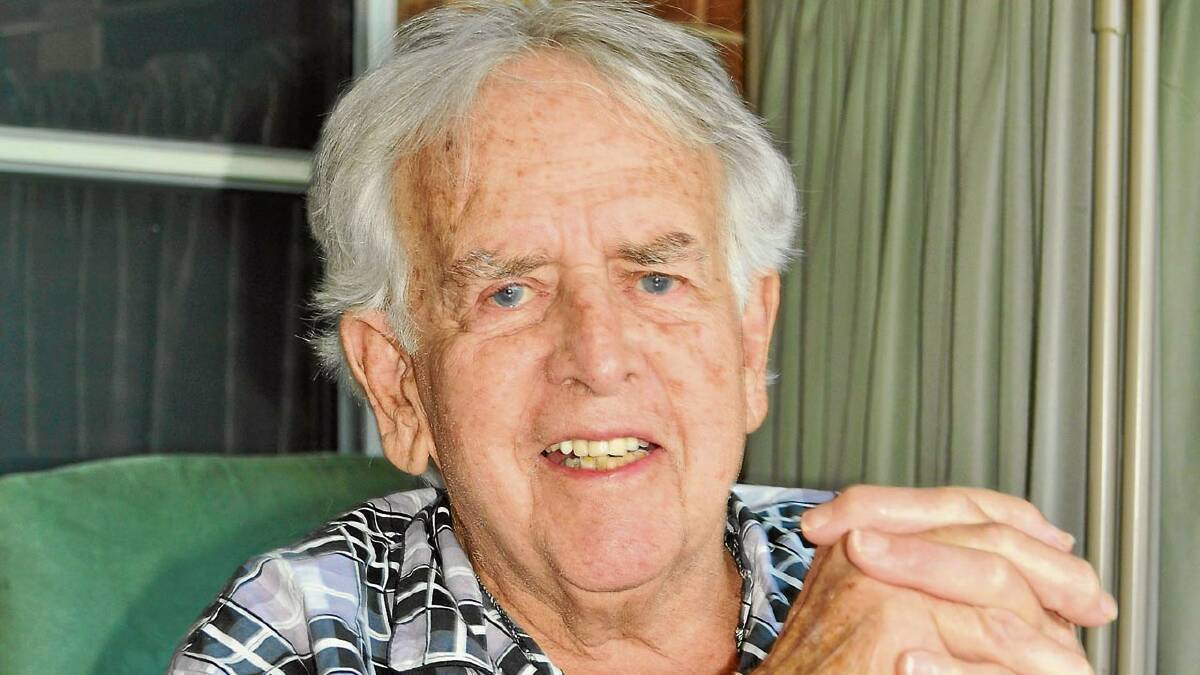 MEMORIES: Well-known Nowra businessman Peter Walsh recalls seeing Sir Charles Kingsford Smith taking off from Seven Mile Beach almost 80 years ago.